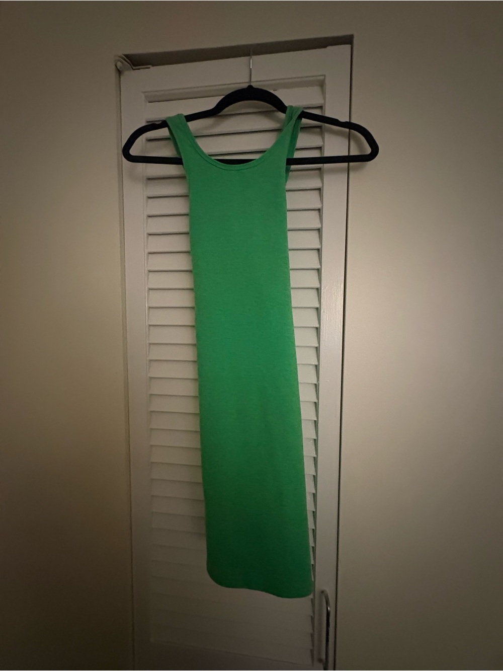 Beyond Yoga Bright Green Sleeveless Maxi Dress